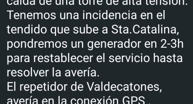 Afectación de servicios por inclemencias invernales